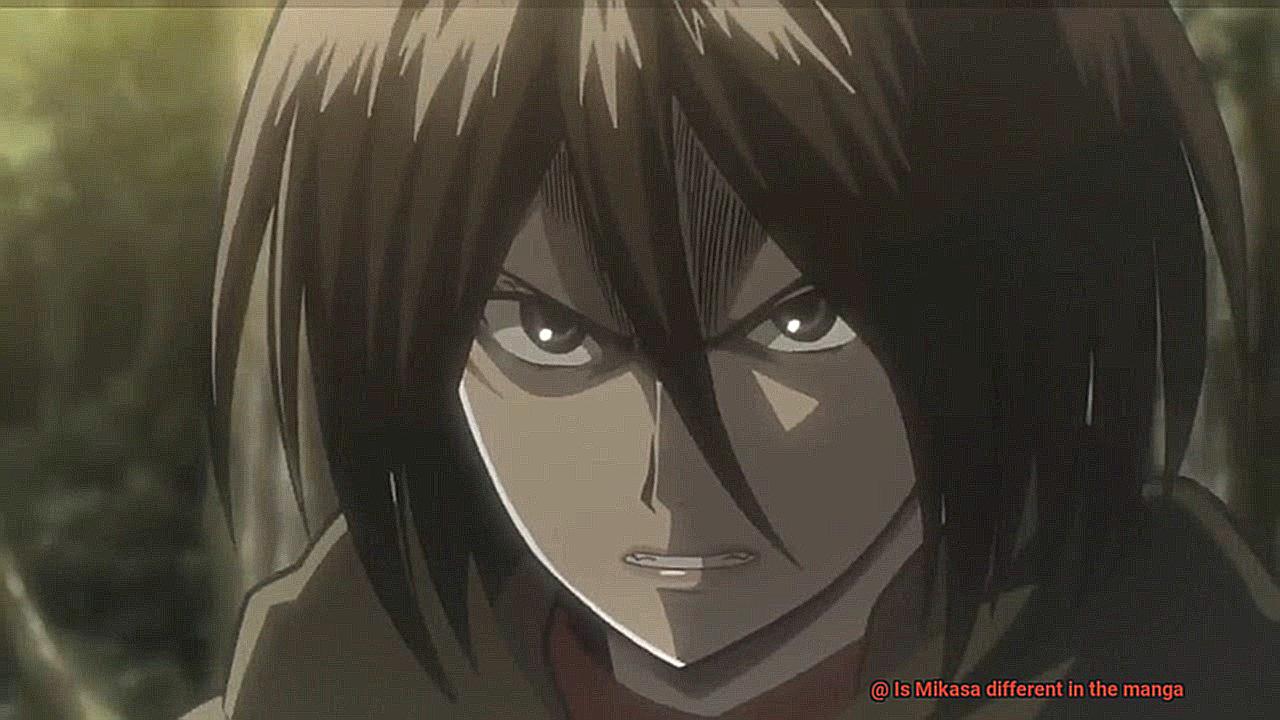 Is Mikasa different in the manga-4